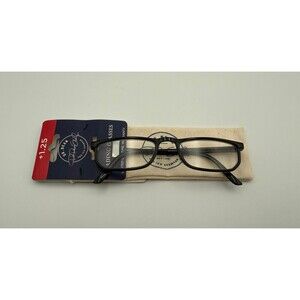 ICU Eyewear Dr. Dean Edell Calexico Black Reading Glasses +1.25 Magnification